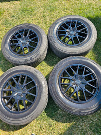 235 65 17 Bridgestone Ecopia all season rims and tires