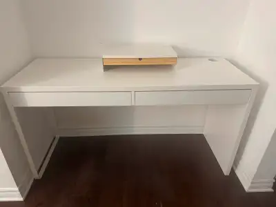 IKEA Micke Desk with monitor stand - Must Go!, View more