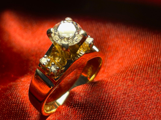 Bague or 14 K avec diamant de 70 points dans Bijoux et montres  à Longueuil/Rive Sud - Image 4