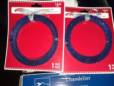 Two New 9ft Xmas Garland, View more