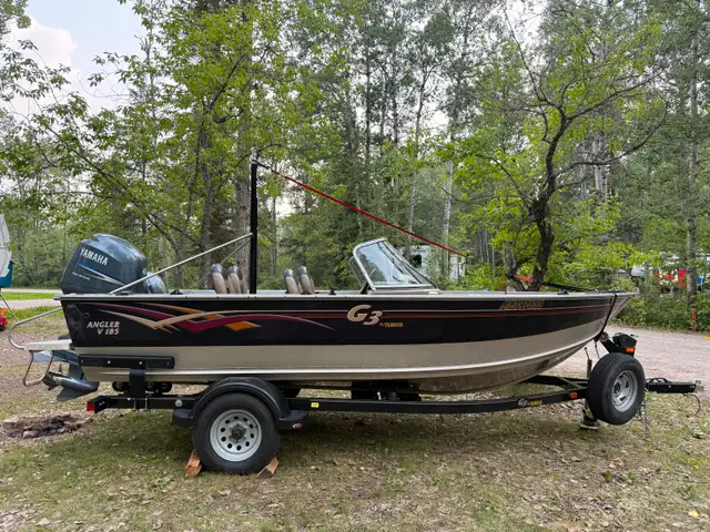 2006 Yamaha G3 Angler V185 with 150 HP 4-Stroke Yamaha Engine in Powerboats & Motorboats in Winnipeg - Image 6