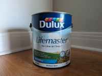 Unopened Dulux Lifemaster Paint - Canyon Blue, 1 gal