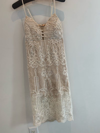 BCBG MAXAZRIA Lace Dress cocktail, wedding guest prom party