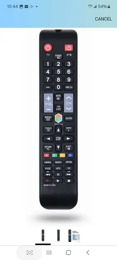 BN59-01178W Replacement TV Remote Control for Samsung Smart LCD , View more