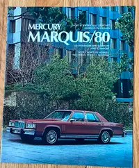 1980 MERCURY MARQUIS BROCHURE FOR SALE