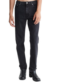 Calvin Klein Men's Slim Jeans - CK Essential Black, 31W×30L