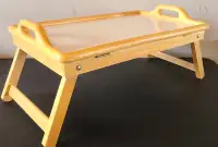 Portable Bamboo Wood Folding TV/Laptop/Tray Table