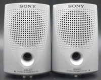 Vintage Sony Speaker System mini portable Walkman headphone jack