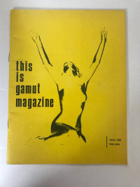 This is Gamut Magazine #1 Loyola College Montreal