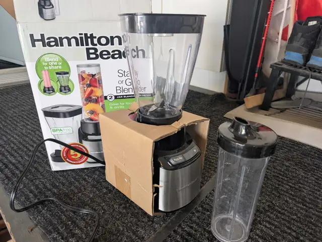 Stay or Go Blender, Hamilton Beach, as new