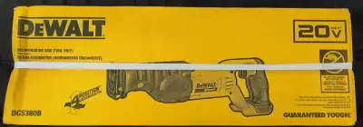 This brand new DEWALT DCS380B 20V MAX cordless reciprocating saw is ready to tackle your toughest de...