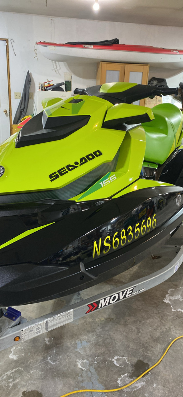 Seadoo 155 , just like new with 62 hrs , comes with trailer  in Personal Watercraft in Truro - Image 4