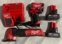 Milwaukee fuel impact and multi tool