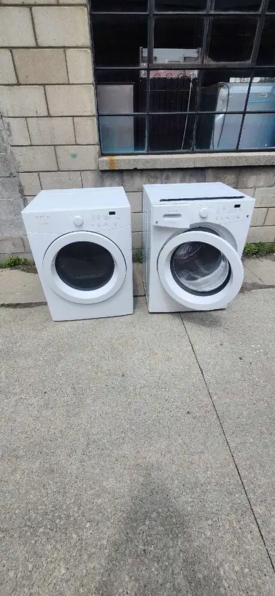 Washer and dryer Frigidaire 27"., View more