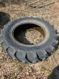 Two 20.8 -38 tires