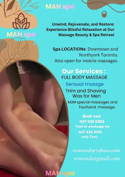 Hello I am a certified and over 10 years Experienced Male Therapist dedicated to helping you achieve...