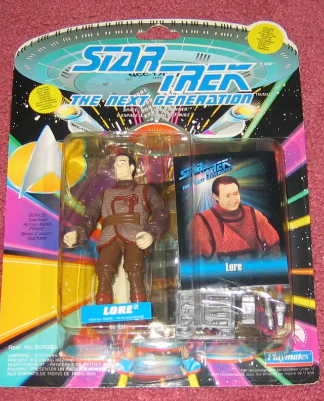 Lore figure in package - Star Trek: The Next Generation in Arts & Collectibles in Kitchener / Waterloo - Image 2