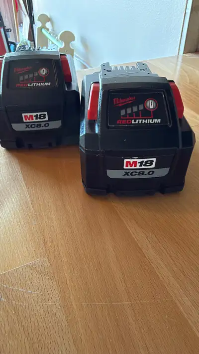 Milwaukee M18 REDLITHIUM XC8.0 Battery, View more