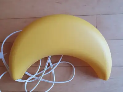 Ikea yellow moon lamp / lampe de la lune jaune, View more