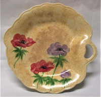 Vintage Stunning ERadford Plate 10" Hand Painted England Pottery