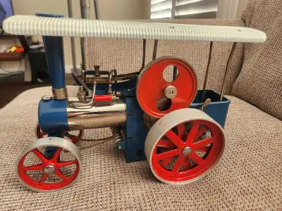 Toys Wilesco D405 Steam Traction Engine (Blue) Collectibles, View more