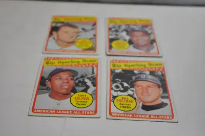 Topps 1969 baseball cards lot +- 7 the sporting news koosman har, View more