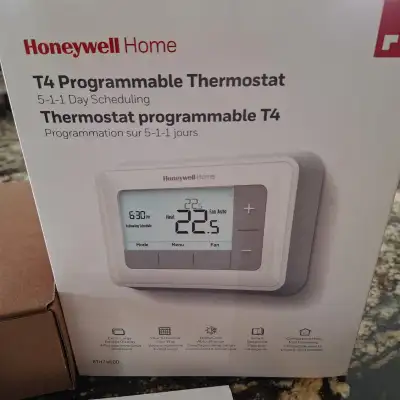 THERMOSTAT HONEYWELL PROGRAMMABLE 5-1-1 SCHEDULING, View more