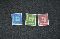 Stamps: Portugal 1961 Europa. Scott 875-77.