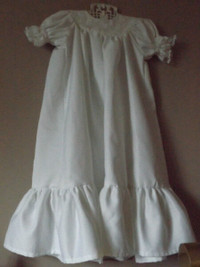 CHRISTENING GOWN AND BONNET