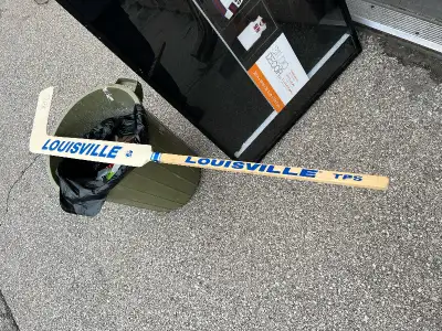 2 NHL GOALIE PUPPA / PETERS SIGNED GOALIE STICKS, View more
