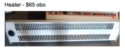 Portable Heater - $65 obo, View more