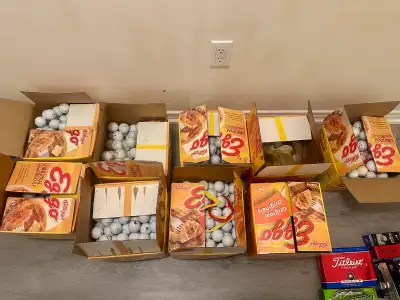 Used Golf Balls and give tees free, View more