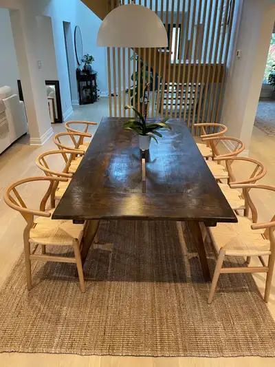 Dining tables made to order any size and stained any colour , View more
