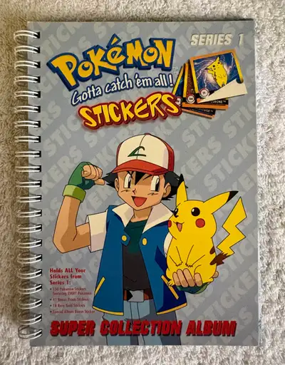Vintage 1999 Pokémon Artbox Series 1 Sticker Album, View more