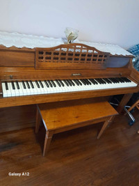 Baldwin apartment size Piano with bench!