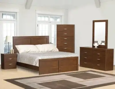 Brown Wooden Bedroom Set, View more