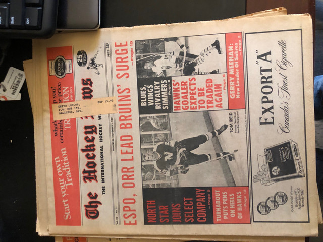 1968-1972 Hockey News pkg 31 in Hockey in Peterborough - Image 4