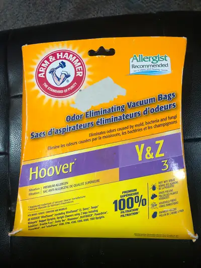 Arm & Hammer Odour Eliminating  -  Hoover  Y & Z  Vacuum Bags, View more