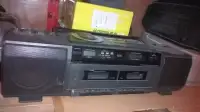 portable boombox stereos CD or Cassette / Radio players