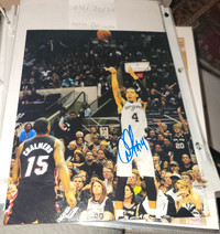 Danny Green signed 8x10 photo Spurs Basketball / Photo signée