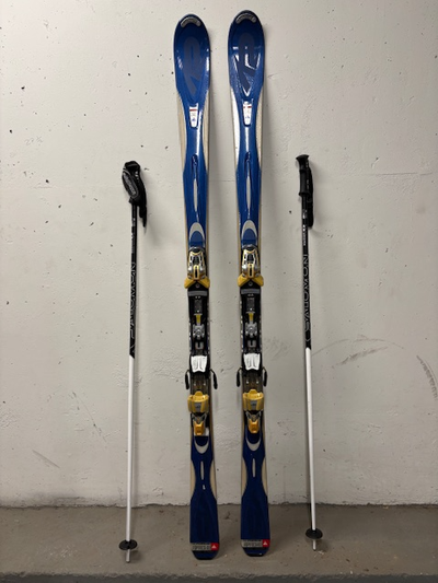 Men's Downhill Skis, Boots and Poles, Excellent Condition, View more