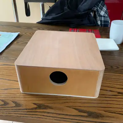 Drumbox, cajon, $14, View more