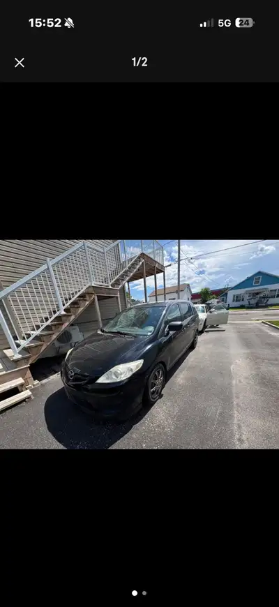Bonjour! Merci pour votre intérêt pour mon **Mazda5 2010**. Le véhicule a **135 000 km** et il est t...