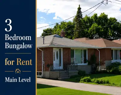 For Lease: Move-in ready perfect 3-bedroom main floor home, Family friendly safe neighbourhood. Newe...