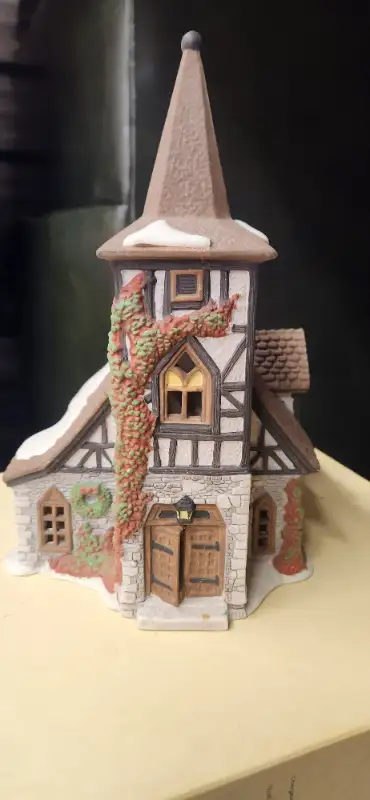 RETIRED 1992 Dept56 Dickens Village Old Michaels Church, View more