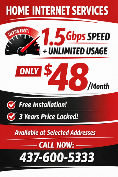 Best 1.5 Gbps Cheap Home Internet | Unlimited & Free Install, View more
