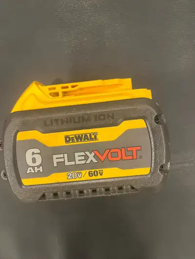 dewalt flexvolt 6AH battery, View more