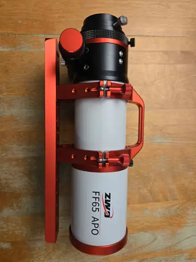 I am selling my lightly used ZWO FF65 apo refractor. The reducer has never been used. A Baader solar...