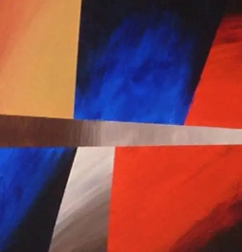 Dimensions - 48"x24" Original Abstract Painting Wall Art Canvas in Home Décor & Accents in Saskatoon - Image 5