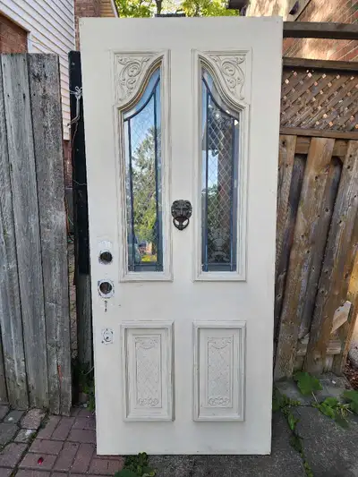 - Entry Exterior Steel Door ($20 - FIRM) - Door Size: 33 3/4" x 79" - RH Swing - Included: Door Hing...